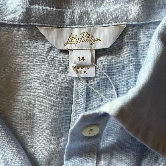 LILLY PULITZER Dresher Button Down Romper - Picture 10 of 13